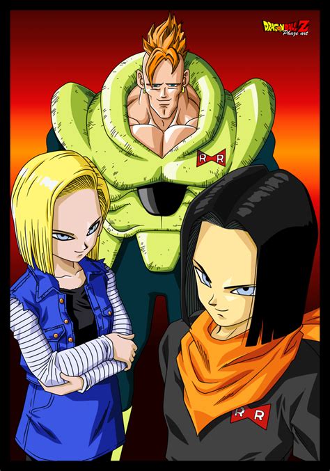 dbz android 17 and 18|Android 18 .